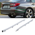 Set of 2 Chrome Rear Bumper Moldings for Honda Accord (2018–2022)