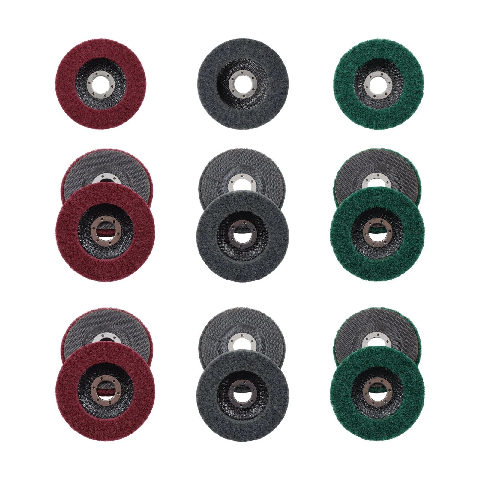 Set of 15 Flap Wheels for Automotive Finishing (4.5 Inch)