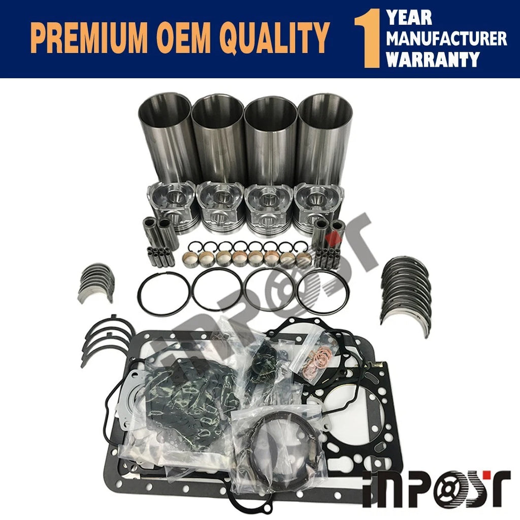 Overhaul Rebuild Kit for Kubota V3800 V3800T
