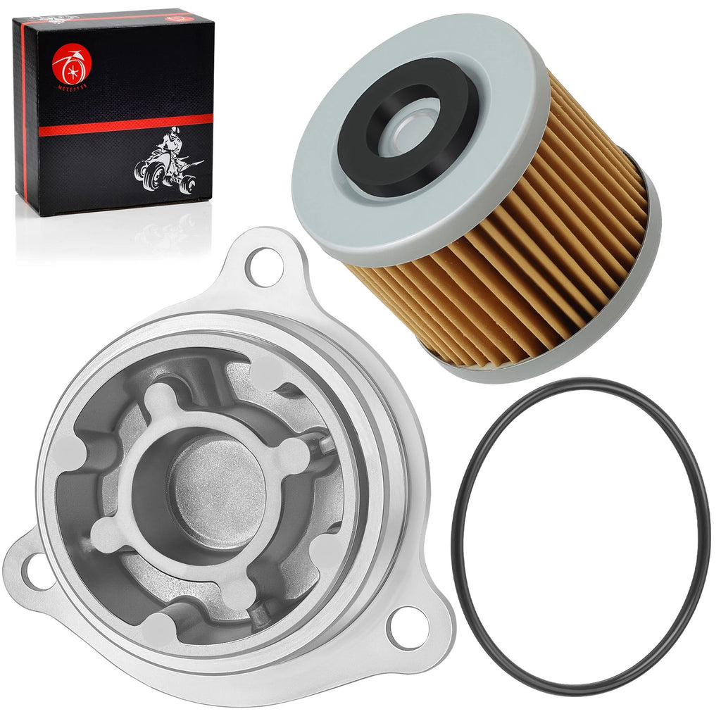 Oil Filter & Cover & O-Ring for Yamaha V Star 1100 Silverado (2002–2009)