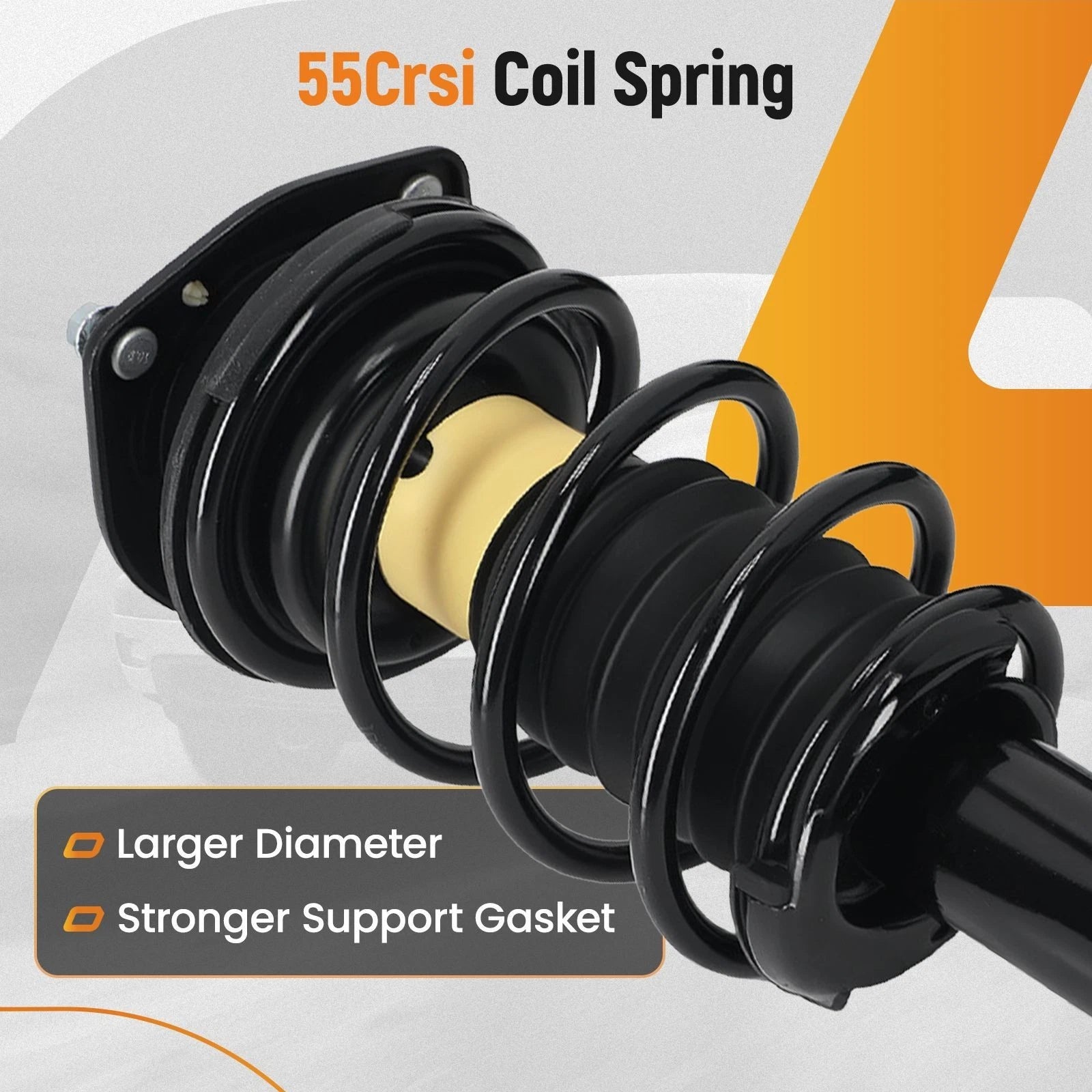 Front Pair Complete Struts Spring Assemblies for Mini Cooper Clubman (2008–2014)