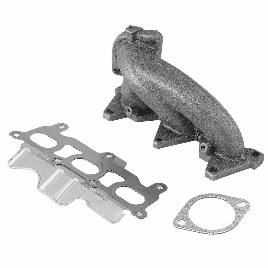 2X Exhaust Manifold with Gasket for Chevy Camaro Cadillac