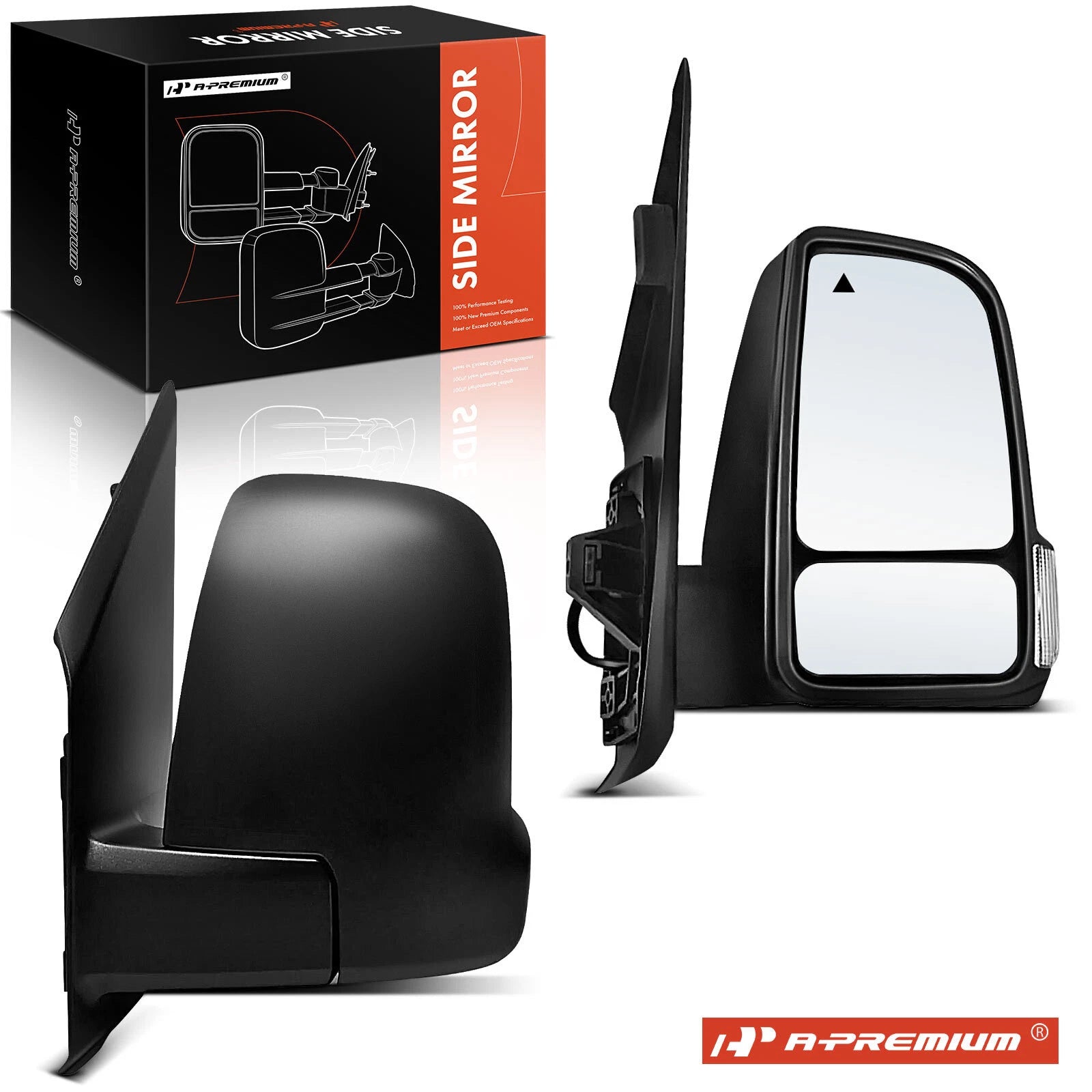 Power Mirror Pair with Power Folding Blind Spot for Benz Sprinter 1500 (2019–2023)