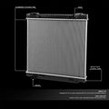 Aluminum Radiator DPI 2976 for Ford E350 E450 6.0L V8 Powerstroke (2004–2010)
