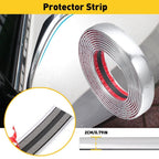 Chrome Door Guard Moulding Trim Strip for Trucks SUV (0.8"x16FT)