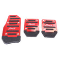 3pcs Foot Pedal Set for Universal Manual Cars (Brake, Clutch, Throttle)