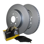 Front Brake Kit 345mm Rotors Akebono Ceramic Pads for Chrysler Dodge