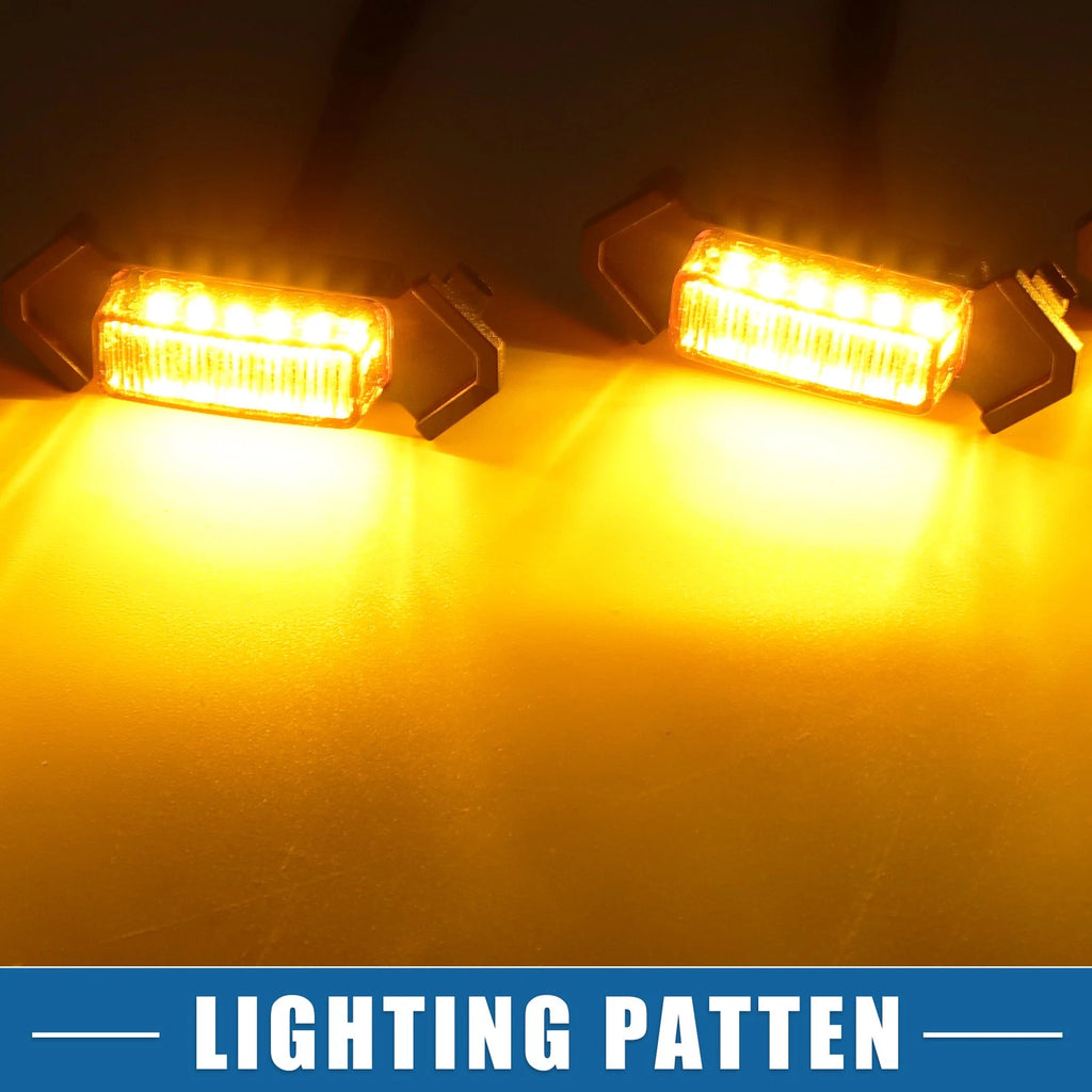 LED Front Grille Lights for Toyota Tacoma TRD PRO (2016–2022) Amber