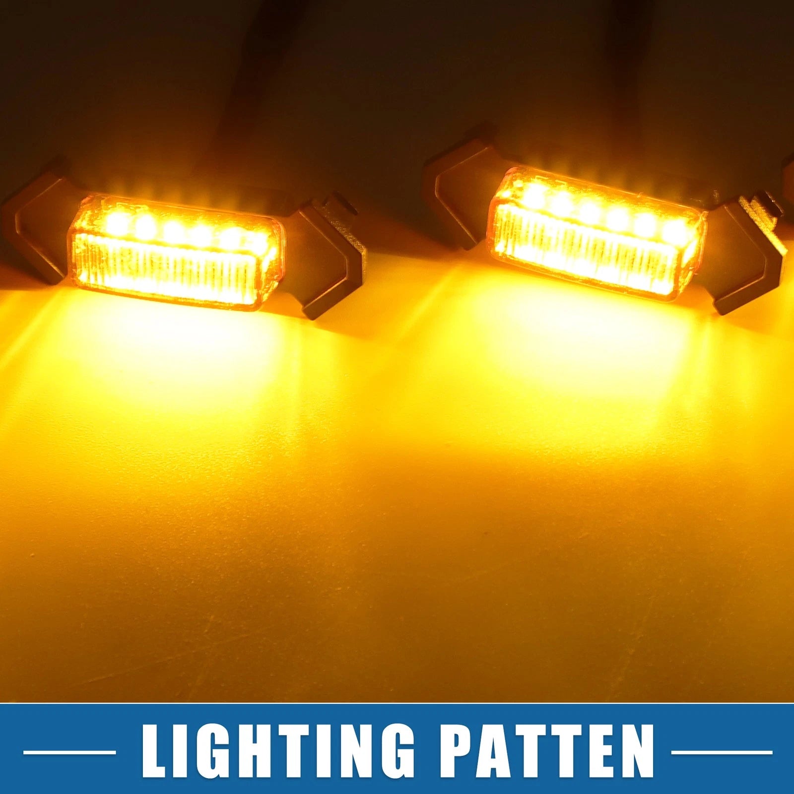 LED Front Grille Lights for Toyota Tacoma TRD PRO (2016–2022) Amber