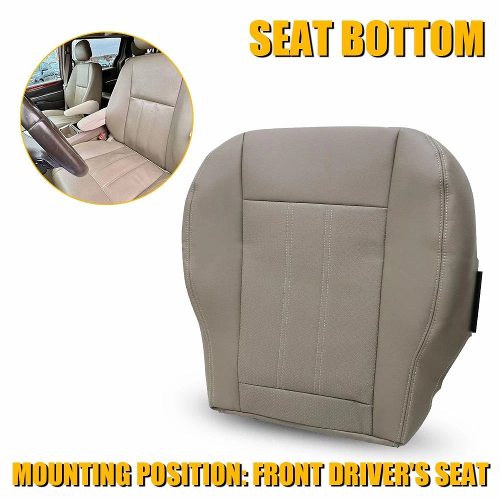 Driver Bottom Leather Seat Cover Tan for Chrysler Town & Country (2011–2016)