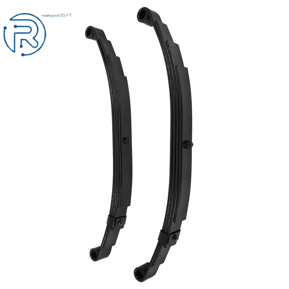 Set of 2 Trailer Leaf Springs 4 Leaf Double Eye 2500 lbs Cap for 5000 lbs Axle