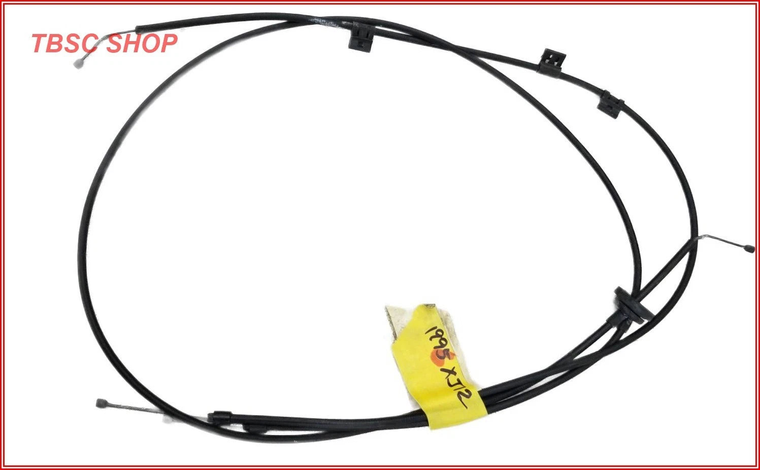 Hood Release Lock Latch Striker Cable for Jaguar XJ6 XJ12 (1995–1997)