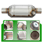 2" Inlet/Outlet Catalytic Converter for Universal Front Cat (Direct-Fit)