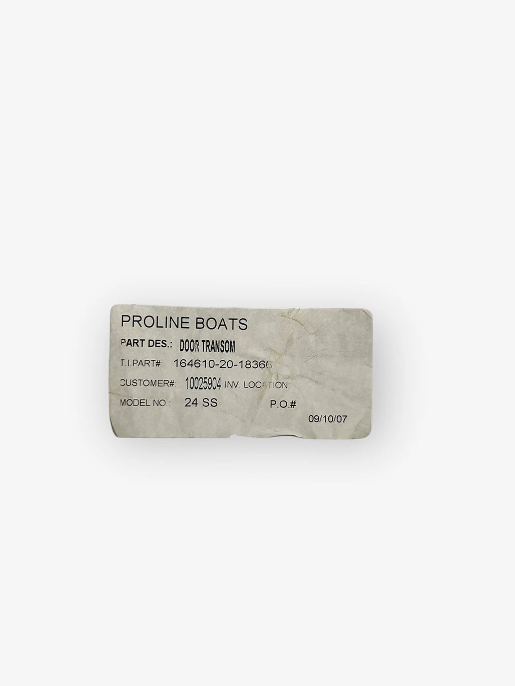 Transom Door for Proline Boats 24 Super Sport (15 3/4in x 13 1/8in)