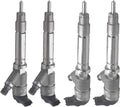 4X Fuel Injector 0986435521 for GM Chevy Duramax 6.6L LBZ (2006–2007)