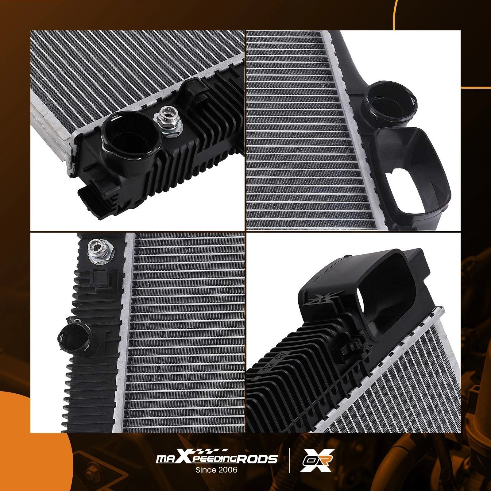 Auto Radiator for Mercedes S55/CLS55 AMG (2003-2006) CrossFlow