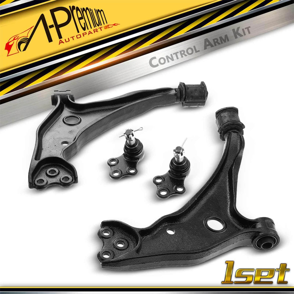 Set of 4 Front Control Arms with Ball Joints for Mercury Villager Nissan Quest (1993–2002)
