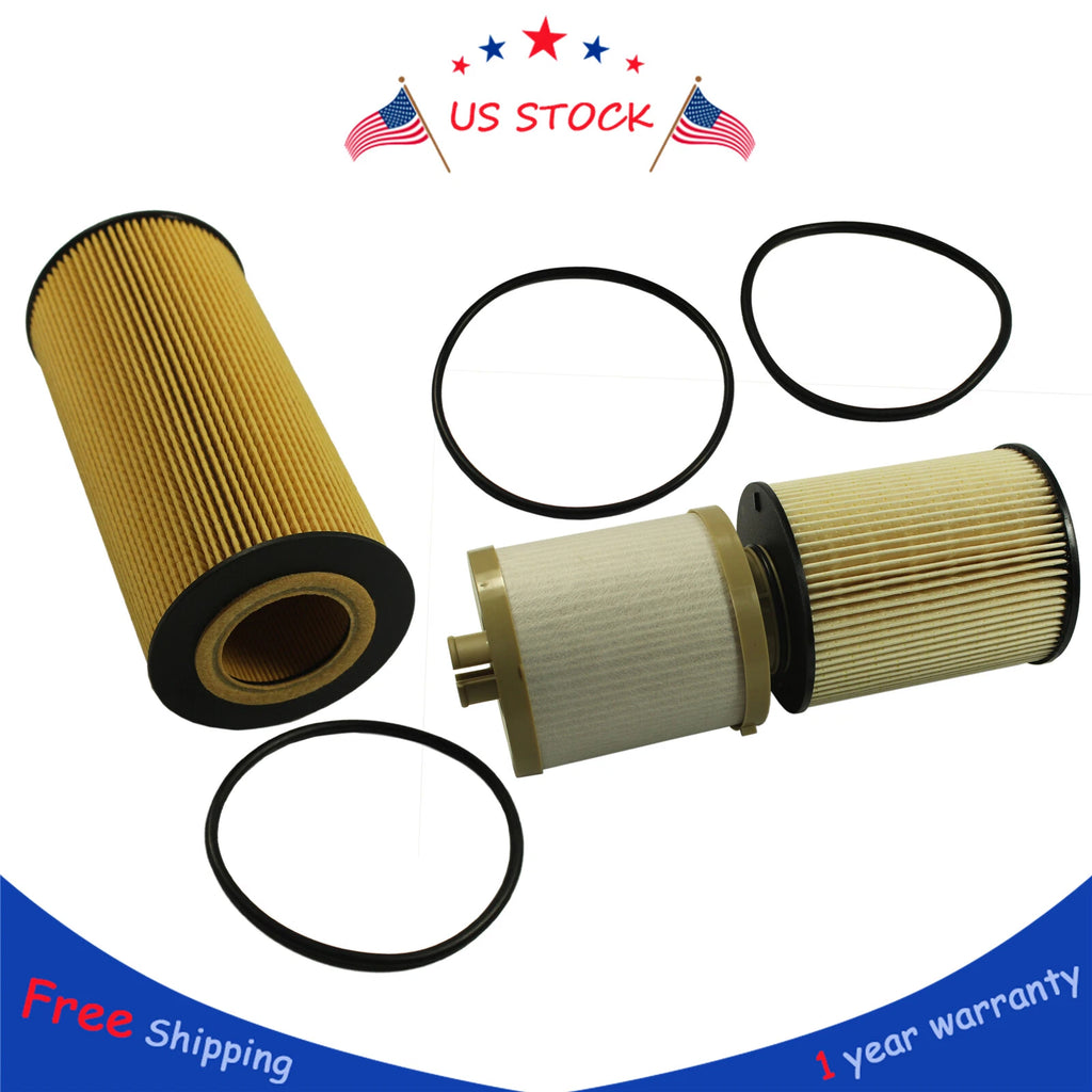 Oil & Fuel Filter Set for Ford 6.4 Powerstroke Diesel (2008–2010)