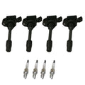Set of 4 Ignition Coils & Spark Plugs for Toyota Camry RAV4 (2019–2020)