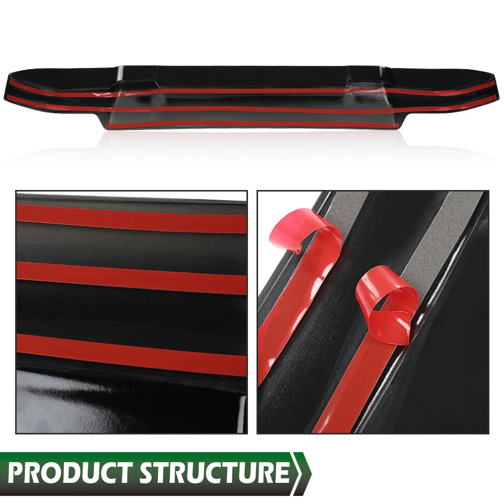 Rear Roof Spoiler Wing for Land Rover Defender 90/110 (2020–2023) Glossy Black