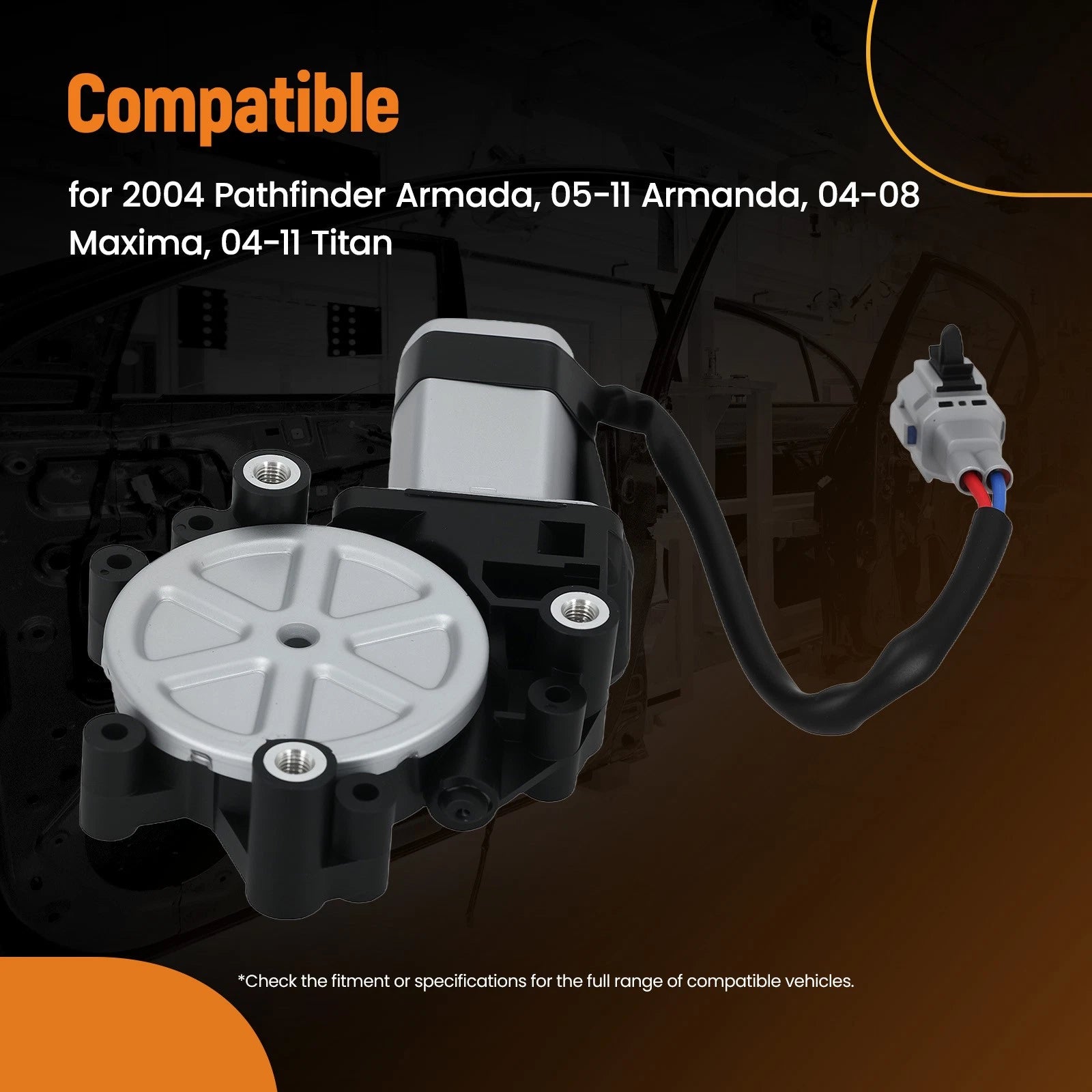 Rear Right Electric Window Motor for Nissan Armada (2005–2011)
