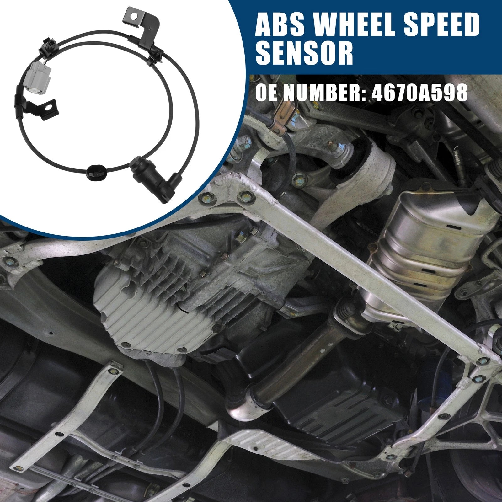 ABS Wheel Speed Sensor for Mitsubishi L200 (2006–2015) No.4670A598