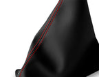 Leather Manual Shift Boot Cover for Nissan Xterra (2002–2006) Red Stitch