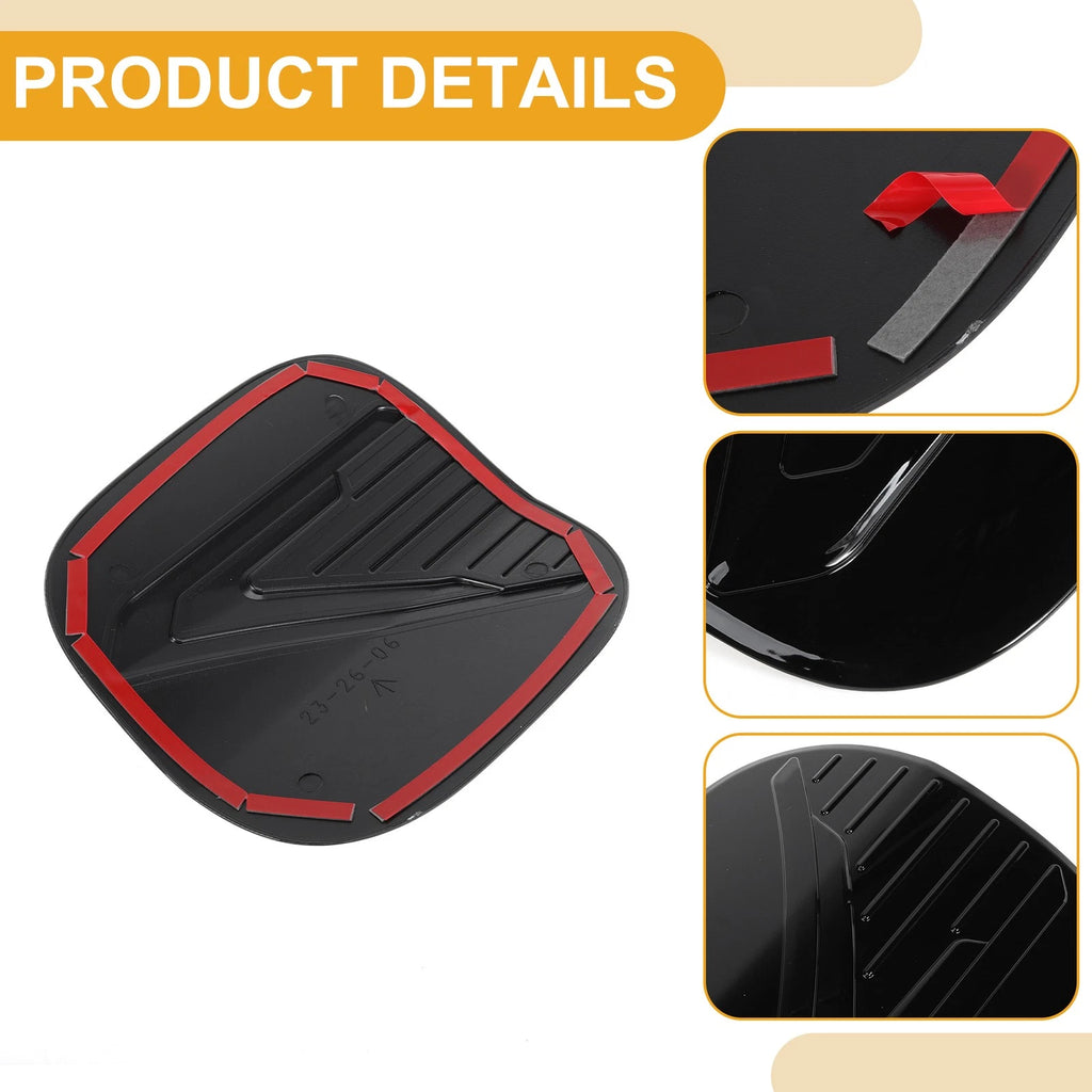 Fuel Tank Door Cap for Nissan Qashqai (2023–2025) Fuel Filler Flap Cover Black