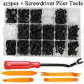 Set of 415 Plastic Rivets Clips for Universal Applications