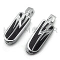Chrome Lightning Footpegs for Kawasaki Vulcan 1500 1600 1700 (1996–2010)