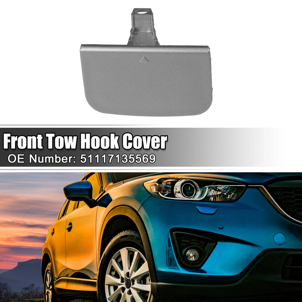 Tow Hook Cover for BMW 7 Series 750Li 760i (2002–2008) 51117135569 Gray