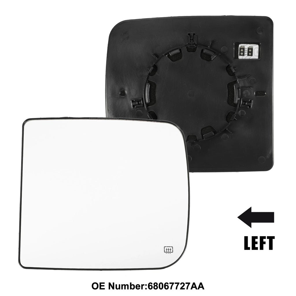Left Side Towing Mirror Glass for Dodge Ram 1500 2500 3500 (No. 68067727AA)