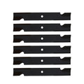 6 Notched High Lift Blades for Ariens Bobcat Exmark (Fits 112111-02)
