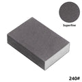 Set of 4 Wet Dry Sandpaper Sponge Sand Blocks 60 80 120 240 Grit