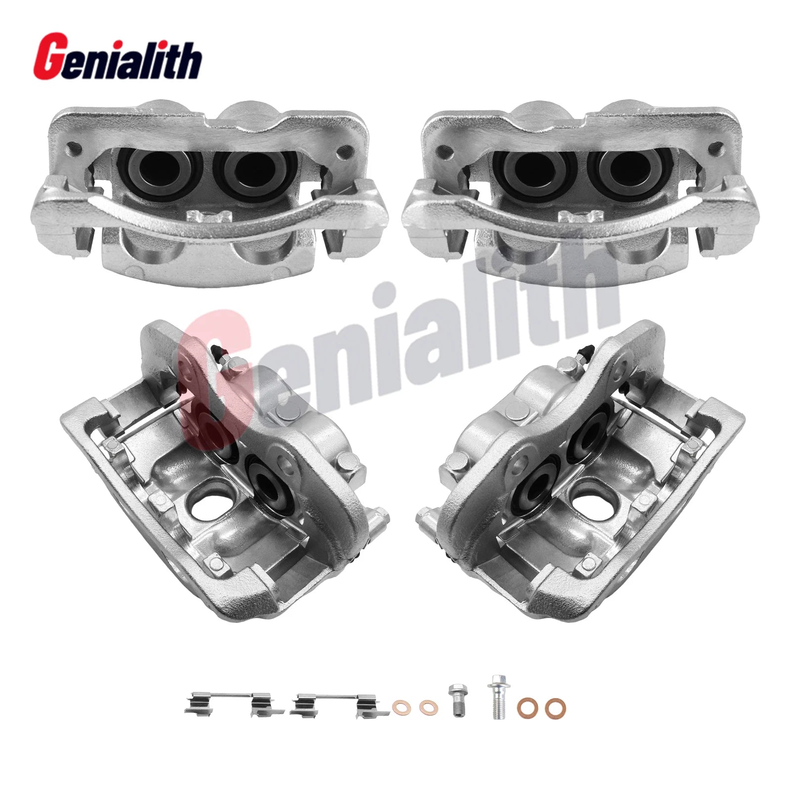 Front & Rear Disc Brake Caliper w/Bracket for Chevy GMC Silverado Sierra 1500 (2014–2018)