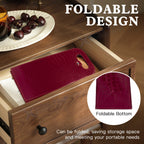 Red Crocodile Grain Wine Carrier Bag for Double Bottle (Tote)