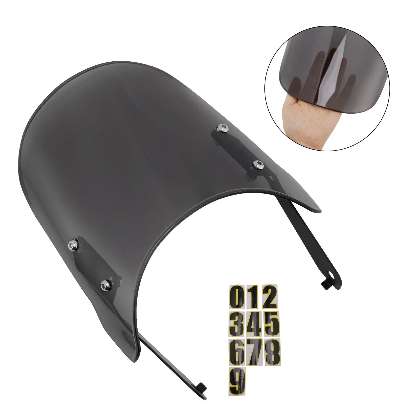 Windshield WindScreen for Honda CB350C GB350C (2024–2025) Gray