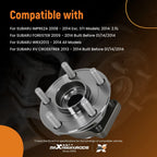 Front 5 Bolt Wheel Hub Kit for Subaru Impreza XV Crosstrek (2008–2014) NT513303