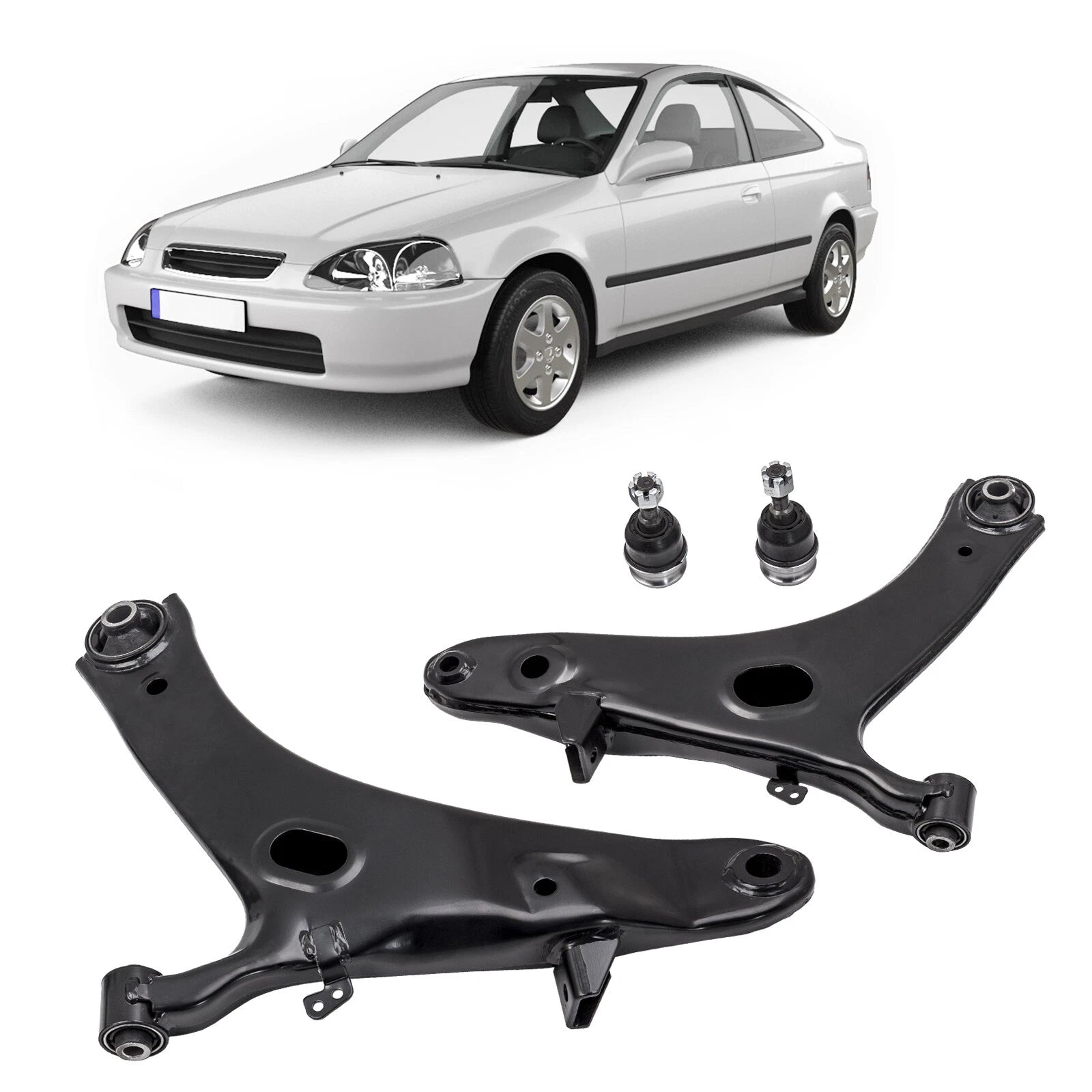2Pcs Front Lower Control Arms w/Ball Joint for Subaru Impreza Forester (2009–2013)