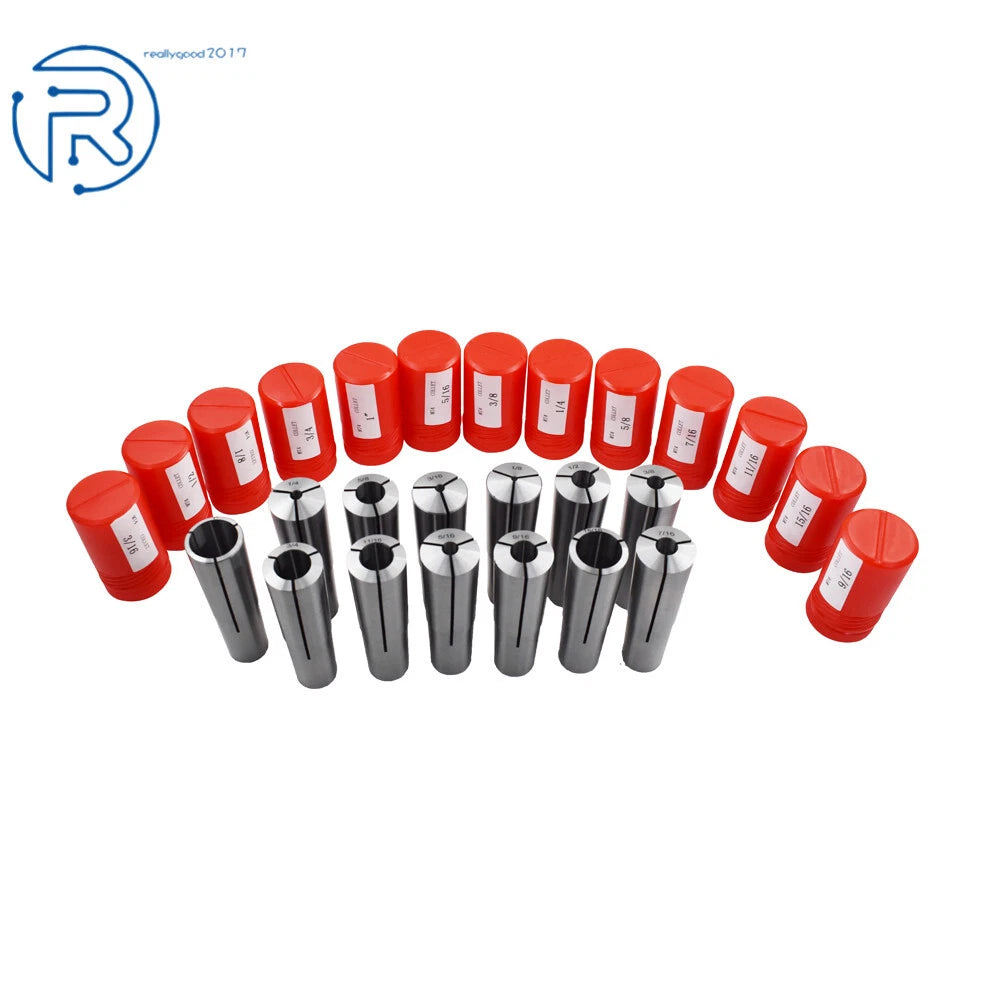 13 Piece Morse Taper Collet Set 4MT (1/8"-1")