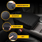 Leather Center Console Lid Armrest Cover for Dodge Ram 1500 2500 3500 (2019–2024)