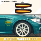 2X Front LED Side Marker Light 8351A001 for Mitsubishi 