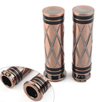 1" Chrome Handlebar Hand Grips for Harley Touring Dyna Sportster XL883 1200
