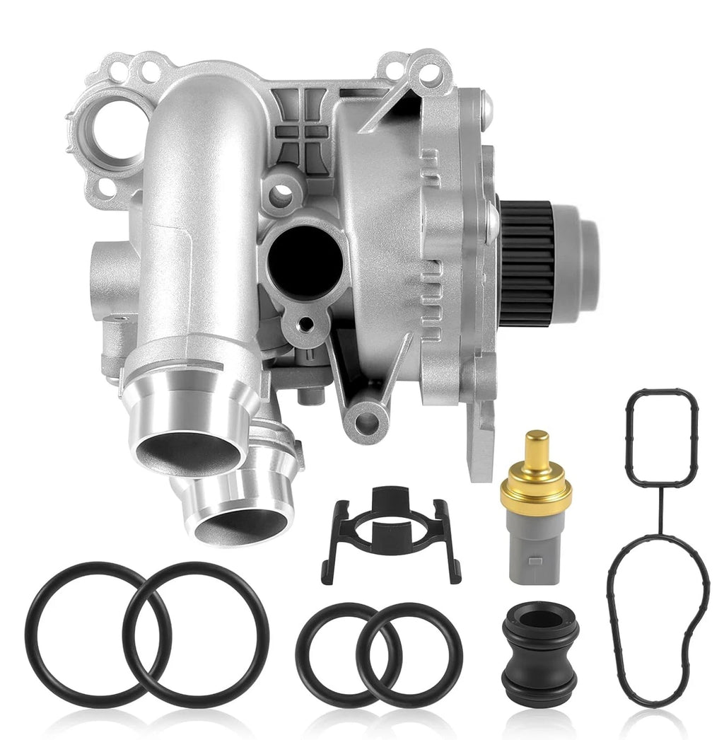Aluminum Water Pump for Audi A3 A4 TT, VW Tiguan Jetta Golf GTI Eos Beetle CC (2006–2020)