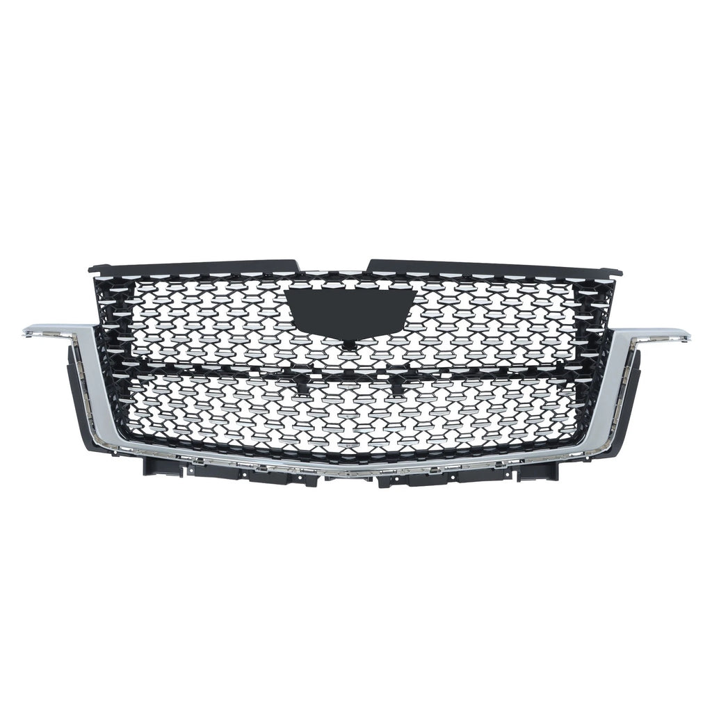 Front Bumper Grille for Cadillac Escalade (2021–2023) Chrome Plastic