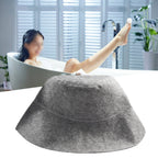 Heat Insulating Sauna Cap for Hair Preservation and Head Protection