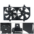 Dual Radiator Condenser Cooling Fan Assembly for Nissan Sentra 2002-2006