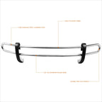 Steel Nerf Bar Running Board for Silverado/Sierra Crew Cab (2019–2024)