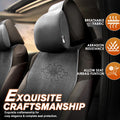 Set of 2 Universal Seat Covers for Cars (Protex Plus Series, Black)