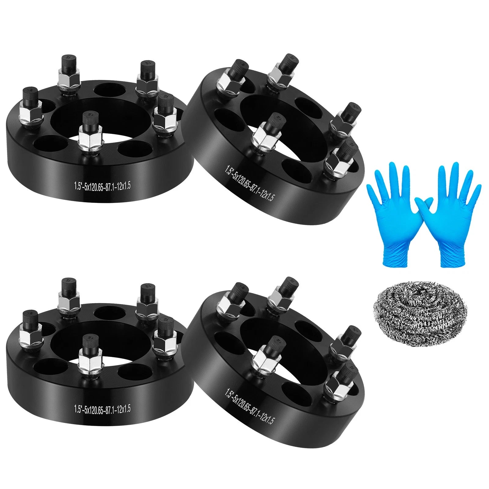 4PC 1.5 Inch Wheel Spacers M12x1.5 for Chevrolet Camaro (1982–1986)